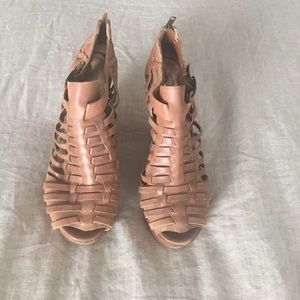 Steve Madden brown wedge heel, size 10